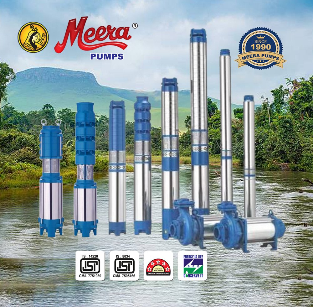 Meera Agro Equipment Agriculture Bore-well Pump manufacturer Rajkot - Gujarat - India